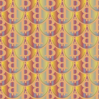 bitcoins parlak parlak pahalı sikkeleri ile Seamless modeli 