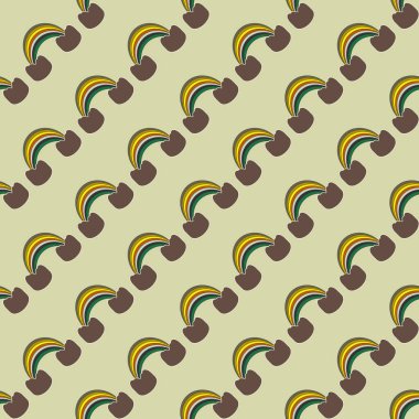 Gökkuşağı seamless modeli. Gökkuşağı Dizayn Tekstil, iç tasarım, keten, vb için. Şirin soyut çocuklar arka plan.