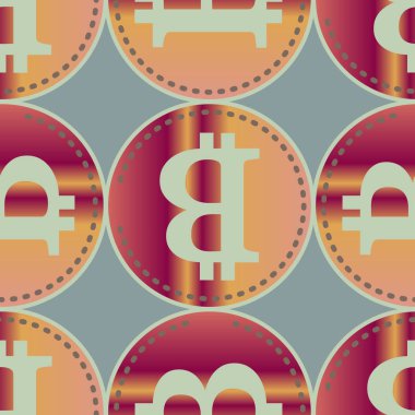 bitcoins parlak parlak pahalı sikkeleri ile Seamless modeli 