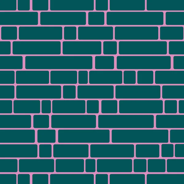 Seamless Texture Brick Wall Pattern Background — Stock Vector