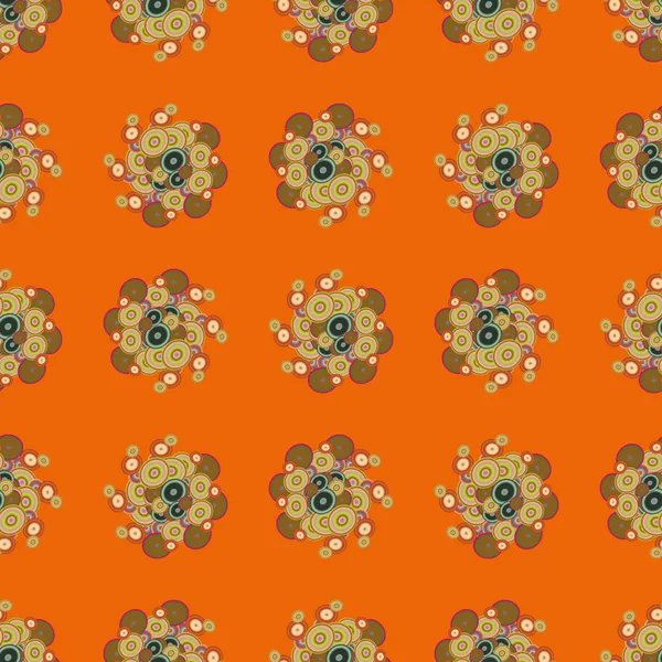 Soyut geometrik renkli seamless modeli daireler, arka plan ile