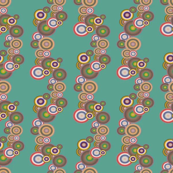 Soyut geometrik renkli seamless modeli daireler, arka plan ile