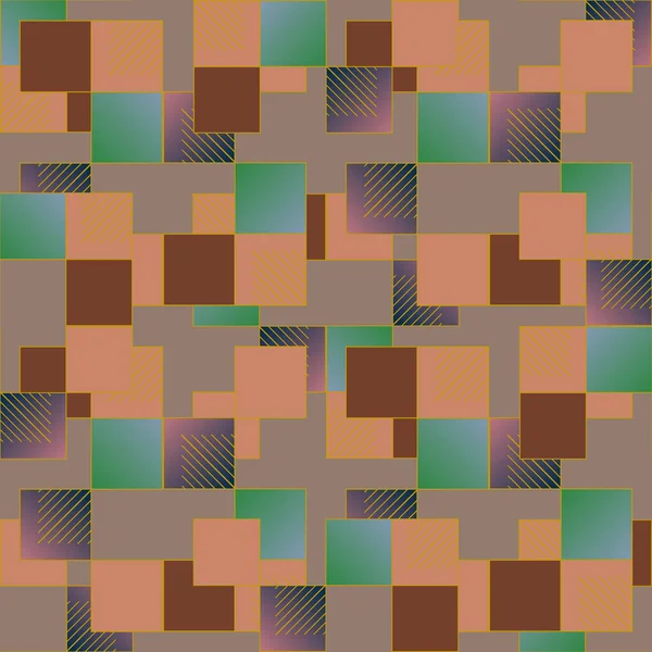 Abstrakte Geometrische Bunte Nahtlose Muster — Stockvektor