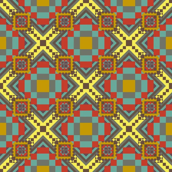 Geometrik etnik desen sorunsuz tasarım arka plan veya duvar kağıdı için