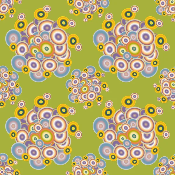 Soyut geometrik renkli seamless modeli daireler, arka plan ile