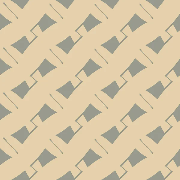 抽象枝編み細工品の幾何学的なシームレス パターン ベクトル図 — ストックベクタ