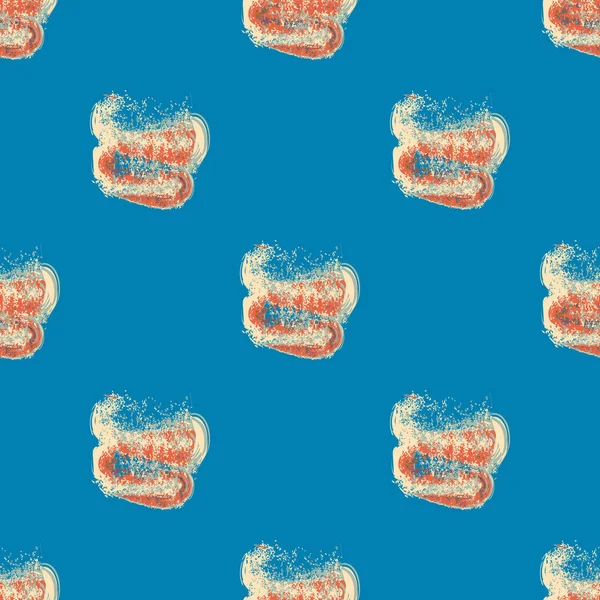 Bulutlar Dikişsiz desen şeklinde suluboya soyut leke.