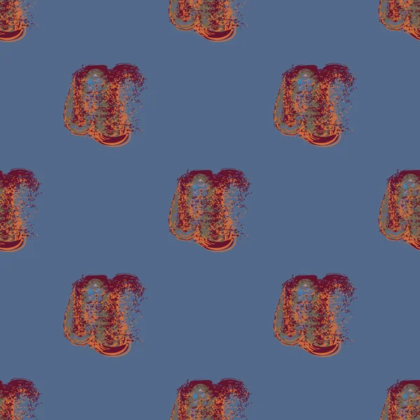 Bulutlar Dikişsiz desen şeklinde suluboya soyut leke.