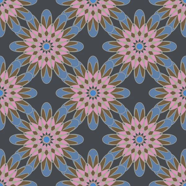  soyut çiçek geometrik Dikişsiz desen arka planı için