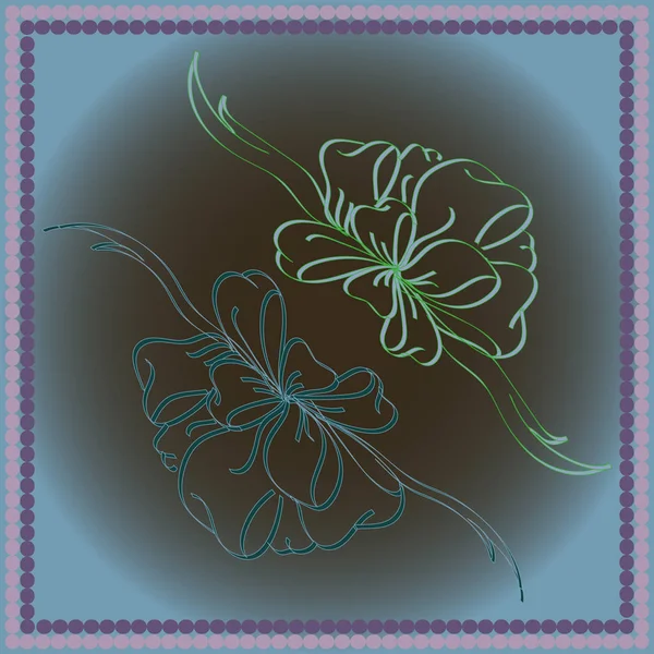 Set çekilmiş yay izole el renk arka plan üzerinde.