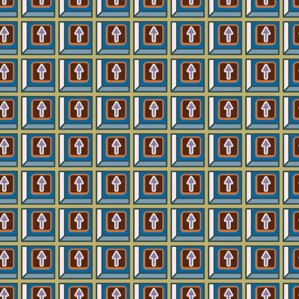 Ok düğmeleri ile Dikişsiz soyut desen