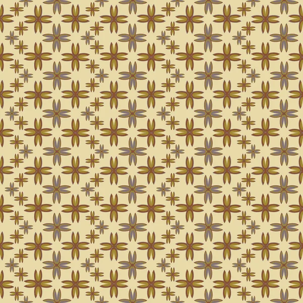 Çiçekler, vektör çizim ile çok renkli geometrik seamless modeli 