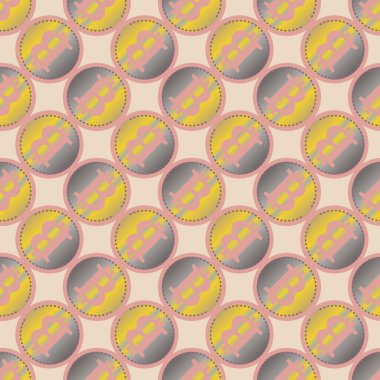 bitcoins parlak parlak pahalı sikkeleri ile Seamless modeli 