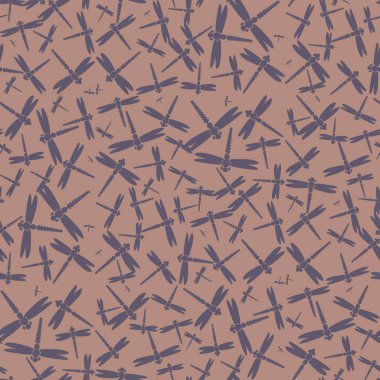 Dekoratif renkli seamless modeli ile şirin yusufçuk