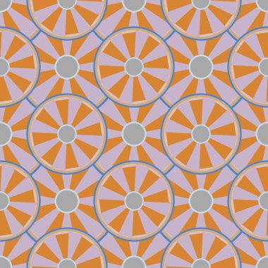 soyut geometrik renk desenli vektör çizimi