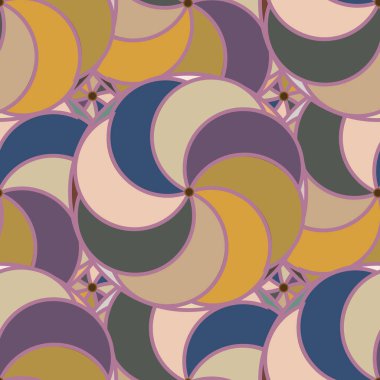 soyut geometrik renk desenli vektör çizimi