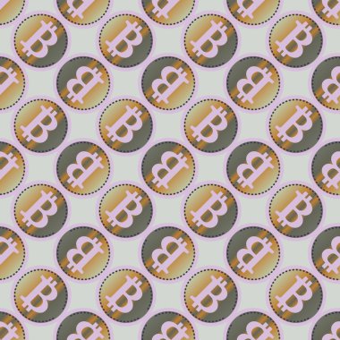 bitcoins parlak parlak pahalı sikkeleri ile Seamless modeli 