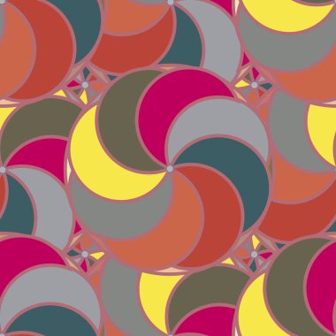 soyut geometrik renk desenli vektör çizimi