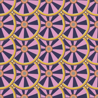 soyut geometrik renk desenli vektör çizimi