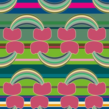 Gökkuşağı seamless modeli. Gökkuşağı Dizayn Tekstil, iç tasarım, keten, vb için. Şirin soyut çocuklar arka plan.