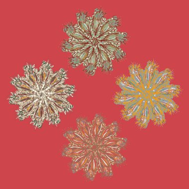 Stil zentangle yeni simetrik mandala doodle ile sanat esin kaynağı oldu. Duvar kağıdı, desen dolgularını, web sayfaları, yüzey dokuları için dekoratif nesne-ebilmek var olmak kullanılmış.