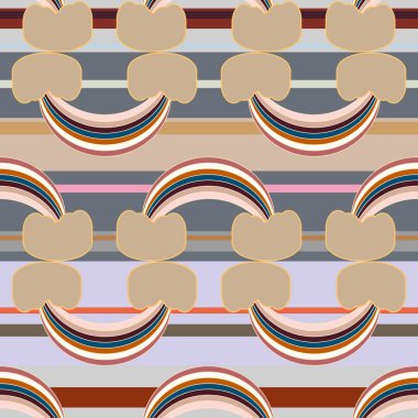 Gökkuşağı seamless modeli. Gökkuşağı Dizayn Tekstil, iç tasarım, keten, vb için. Şirin soyut çocuklar arka plan.