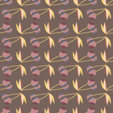 kiraz seamless modeli. Tekstil Ambalaj ve duvar kağıtları için iyi.