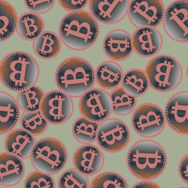 bitcoins parlak parlak pahalı sikkeleri ile Seamless modeli 