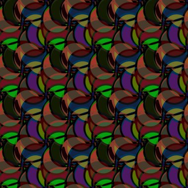 soyut geometrik renk desenli vektör çizimi