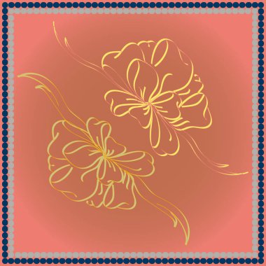 Set çekilmiş yay izole el renk arka plan üzerinde.