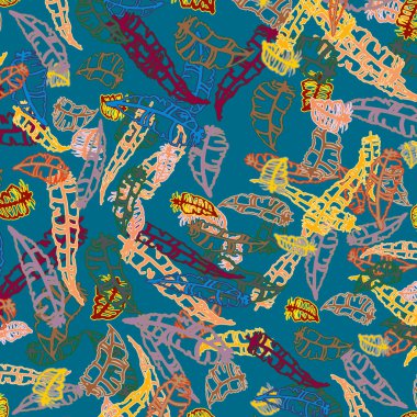 Tüyler, vektör çizim ile zemin 