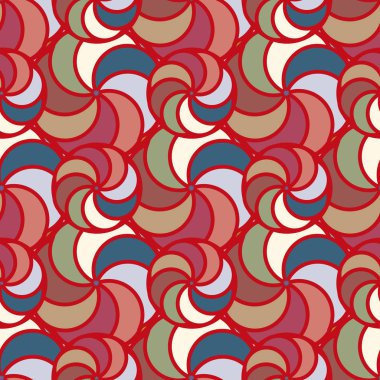 soyut geometrik renk desenli vektör çizimi