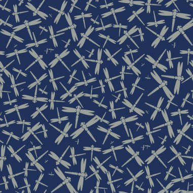 Dekoratif renkli seamless modeli ile şirin yusufçuk