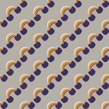 Gökkuşağı seamless modeli. Gökkuşağı Dizayn Tekstil, iç tasarım, keten, vb için. Şirin soyut çocuklar arka plan.