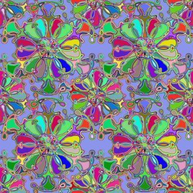 Soyut kaleydoskop renkli Dikişsiz desen arka planı için. 