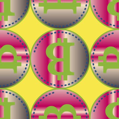 bitcoins parlak parlak pahalı sikkeleri ile Seamless modeli 