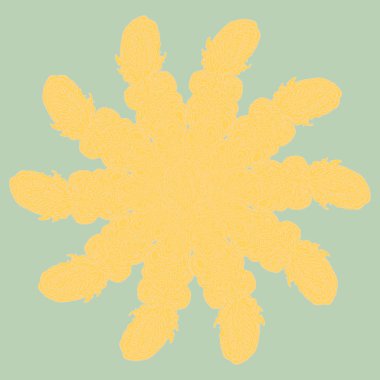 Stil zentangle yeni simetrik mandala doodle ile sanat esin kaynağı oldu. Duvar kağıdı, desen dolgularını, web sayfaları, yüzey dokuları için dekoratif nesne-ebilmek var olmak kullanılmış.