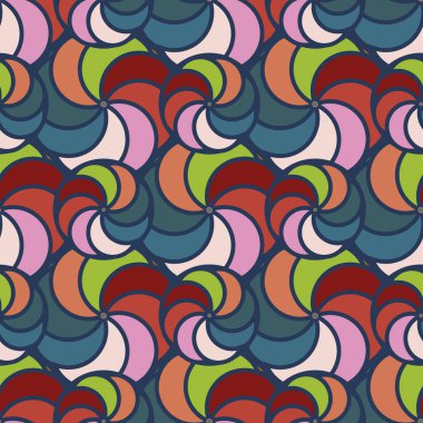 soyut geometrik renk desenli vektör çizimi