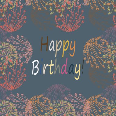 Soyut zentangle sanat oyma kart tasarımı doodle ile parlak renklerde ilham.