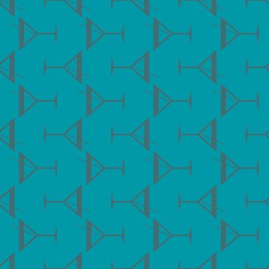 Tropik kokteyller renkli seamless modeli