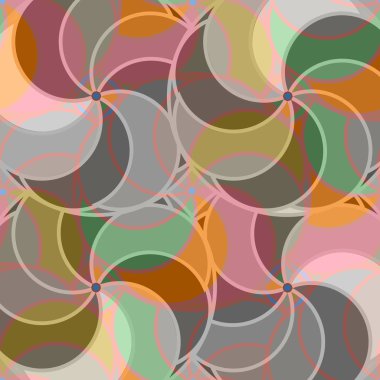 soyut geometrik renk desenli vektör çizimi