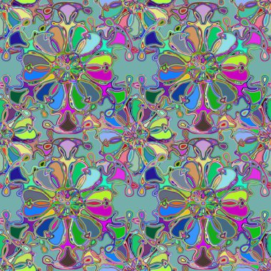 Soyut kaleydoskop renkli Dikişsiz desen arka planı için. 