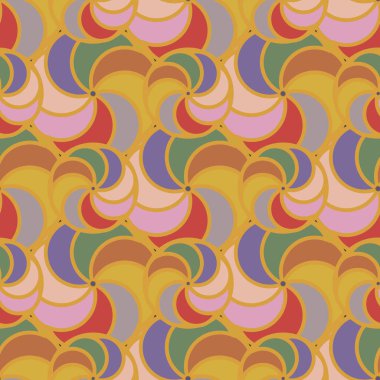 soyut geometrik renk desenli vektör çizimi