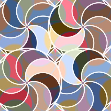 soyut geometrik renk desenli vektör çizimi