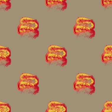 Bulutlar Dikişsiz desen şeklinde suluboya soyut leke.