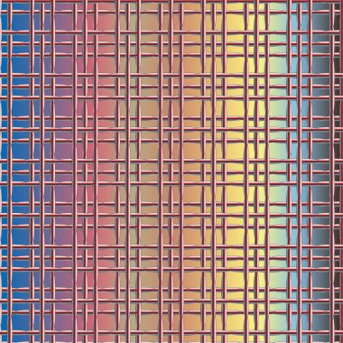 Metal ızgara Dikişsiz desen vektör çizim.