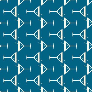 Tropik kokteyller renkli seamless modeli