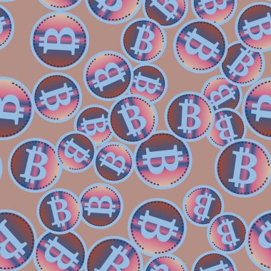 bitcoins parlak parlak pahalı sikkeleri ile Seamless modeli 
