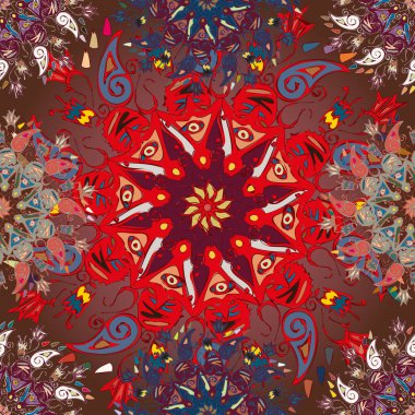 Arkaplan için soyut geometrik renkli desen. vektör illüstrasyonu 