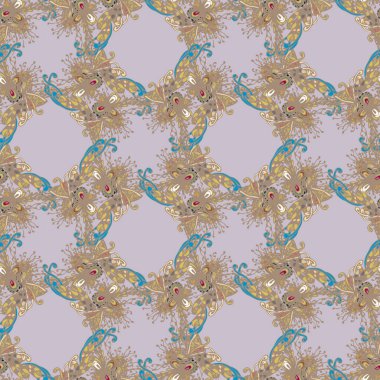 Soyut seamless modeli el yapımı doodle ile yeni tasarım çalışmaları için